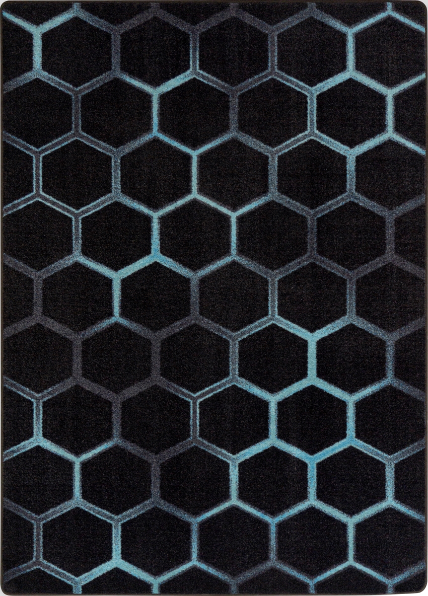 2163C-02 Breakout 5'4' x 7'8' Area Rug In Color Teal