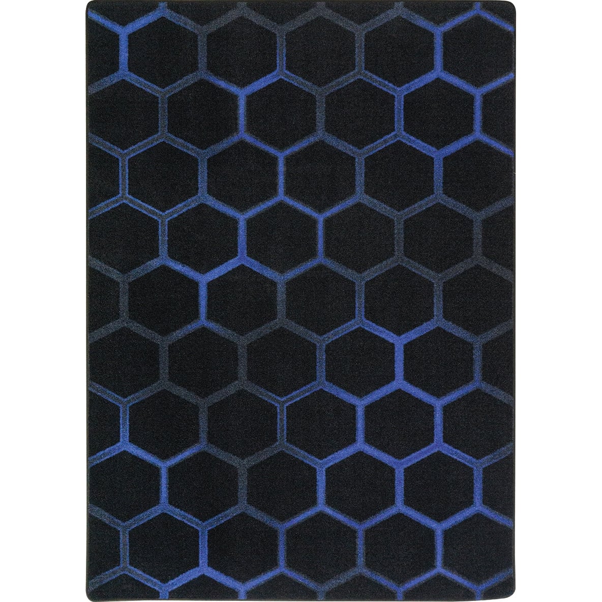 Breakout 7'7' Round Area Rug In Color Sapphire