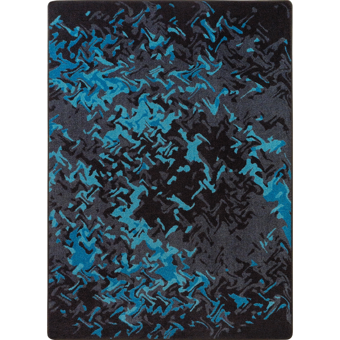 Eruption 3'10' x 5'4' Area Rug In Color Teal