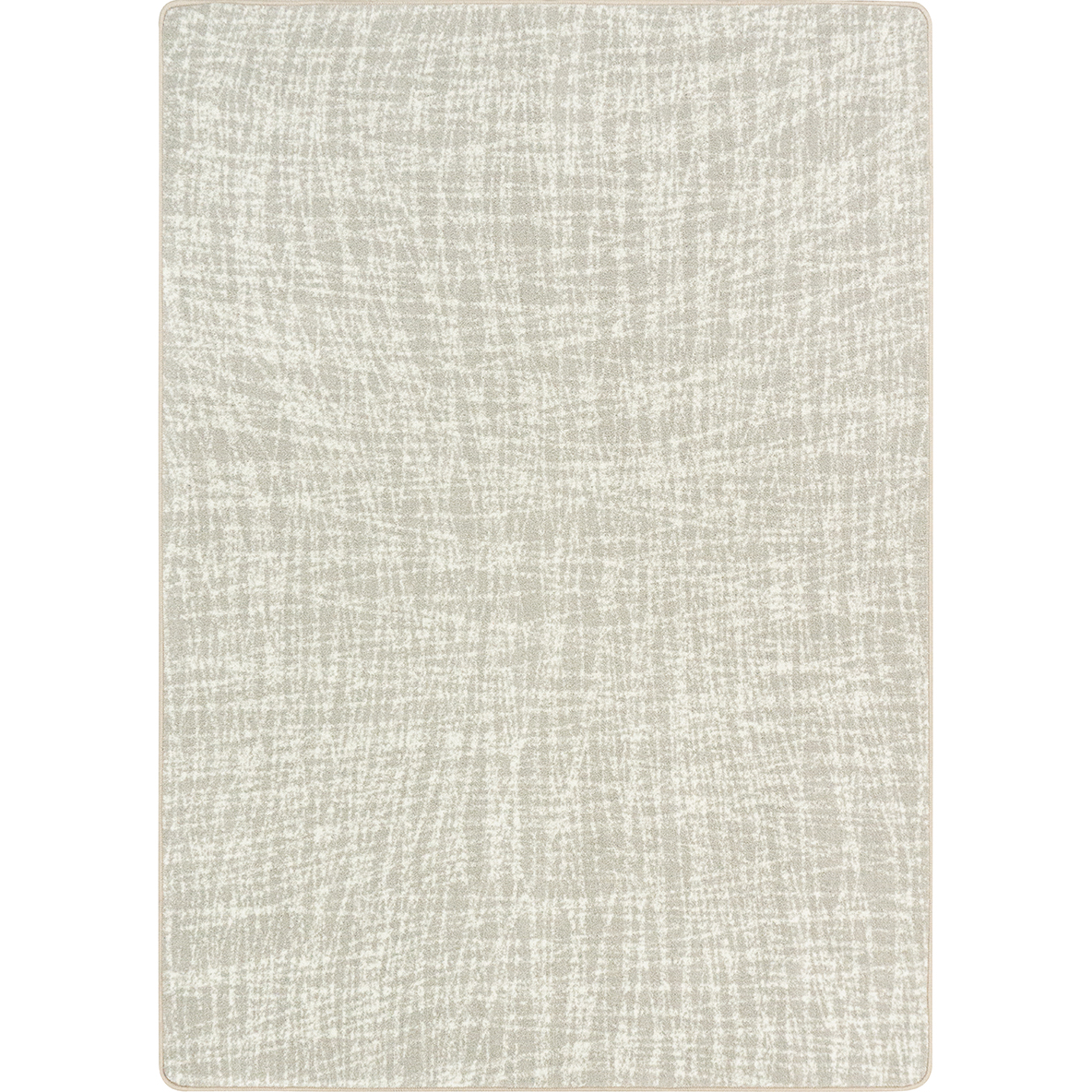 2165B-01 3 ft. 10 in. x 5 ft. 4 in. Crisscross Machine Tufted Cut Pile Rectangle Area Rug, Dove