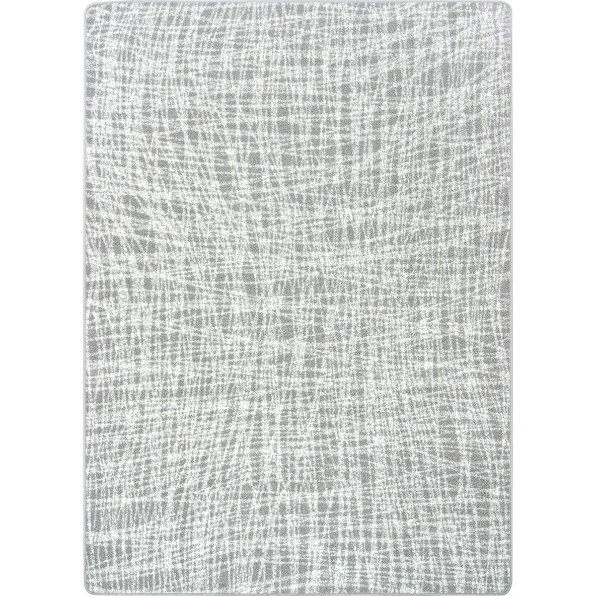 2165C-02 5 ft. 4 in. x 7 ft. 8 in. Crisscross Machine Tufted Cut Pile Rectangle Area Rug, Morning Fog