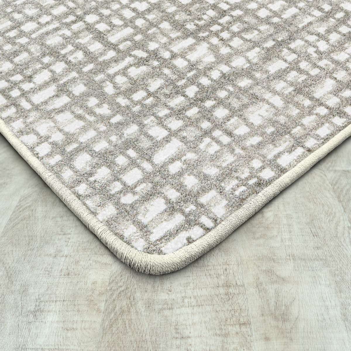 2132G-01 10 ft. 9 in. x 13 ft. 2 in. Workspace Fools Gold Rectangle Indoor Area Rug - Dove