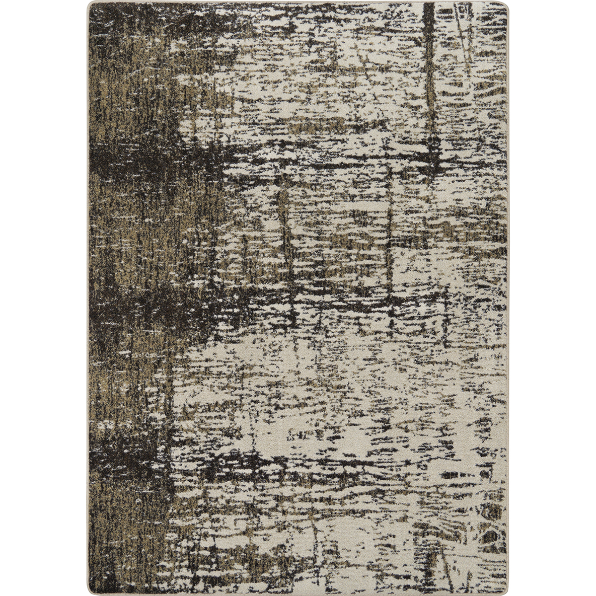 2136G-04 10 ft. 9 in. x 13 ft. 2 in. Kid Essentials Coastal Canvas Rectangle Indoor Area Rug - Sand Dune