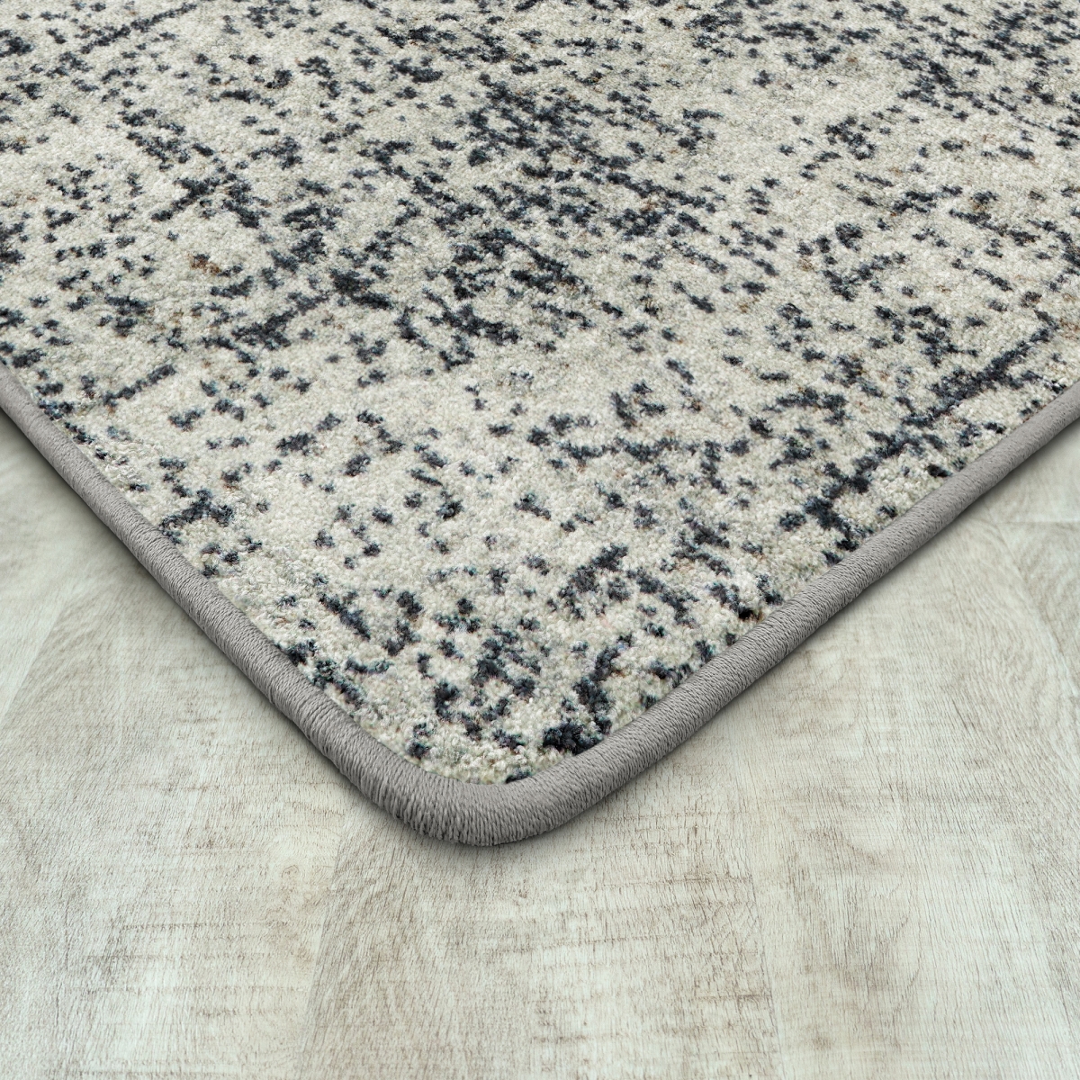 2131G-02 10 ft. 9 in. x 13 ft. 2 in. Workspace Etched In Stone Rectangle Indoor Area Rug - Fog