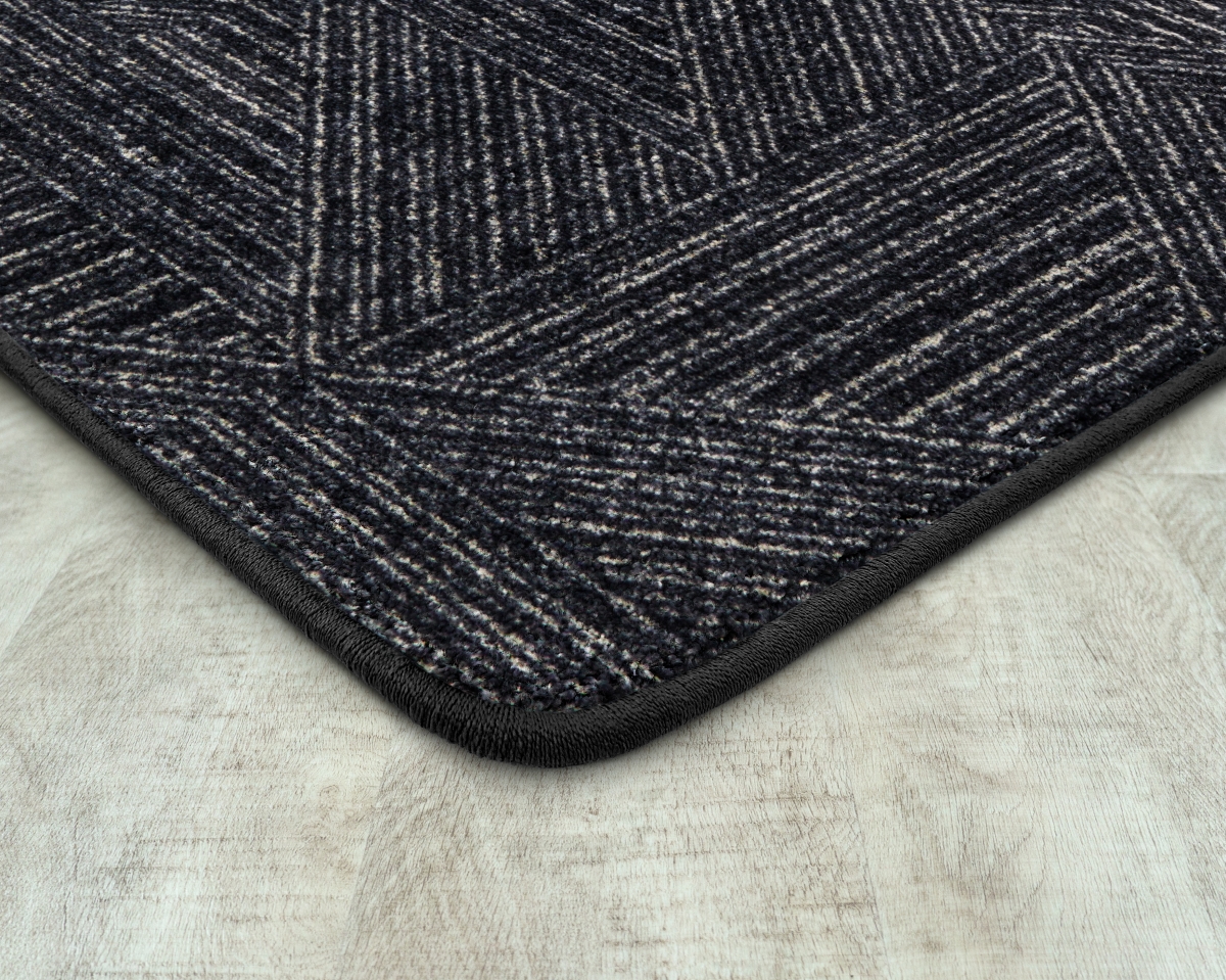 2129G-03 10 ft. 9 in. x 13 ft. 2 in. Workspace Above Board Rectangle Indoor Area Rug - Onyx