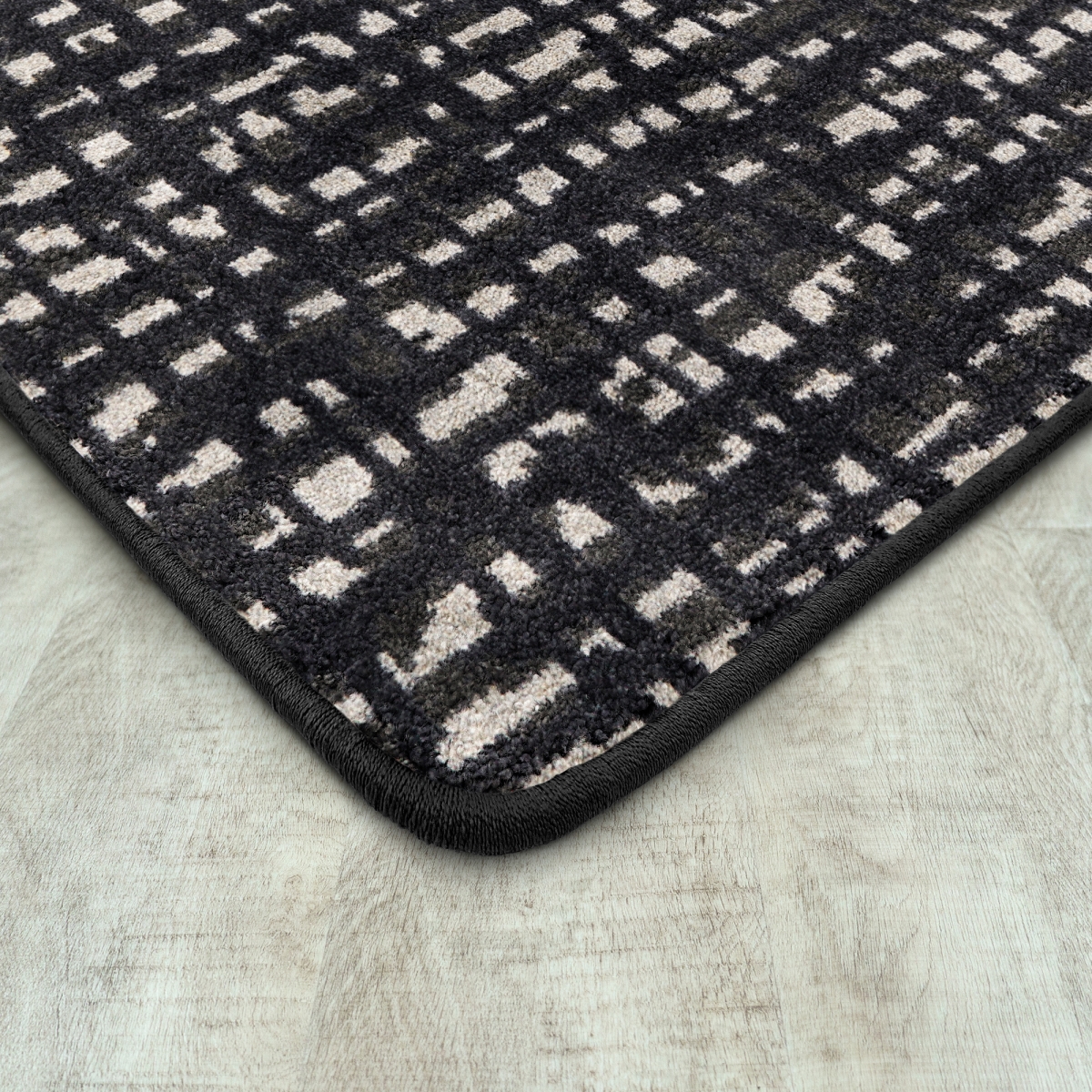 2132G-03 10 ft. 9 in. x 13 ft. 2 in. Workspace Fools Gold Rectangle Indoor Area Rug - Onyx