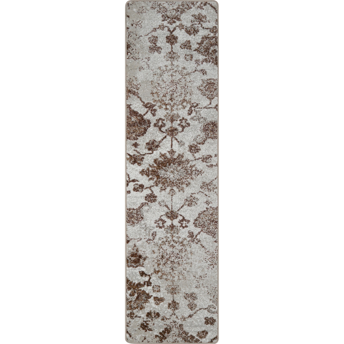 2184RR-03 2 ft. 1 in. x 7 ft. 8 in. Kid Essentials Mojave Bloom Indoor Area Runner Rug - Terracotta