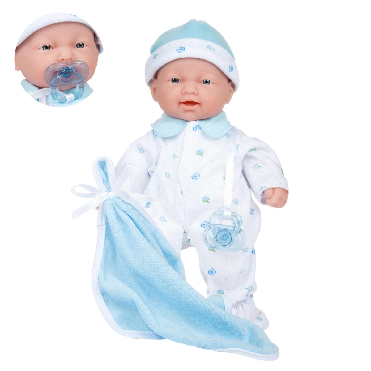 Picture of La Baby 11 in. Soft Body Baby Doll with Realistic Features in Blue