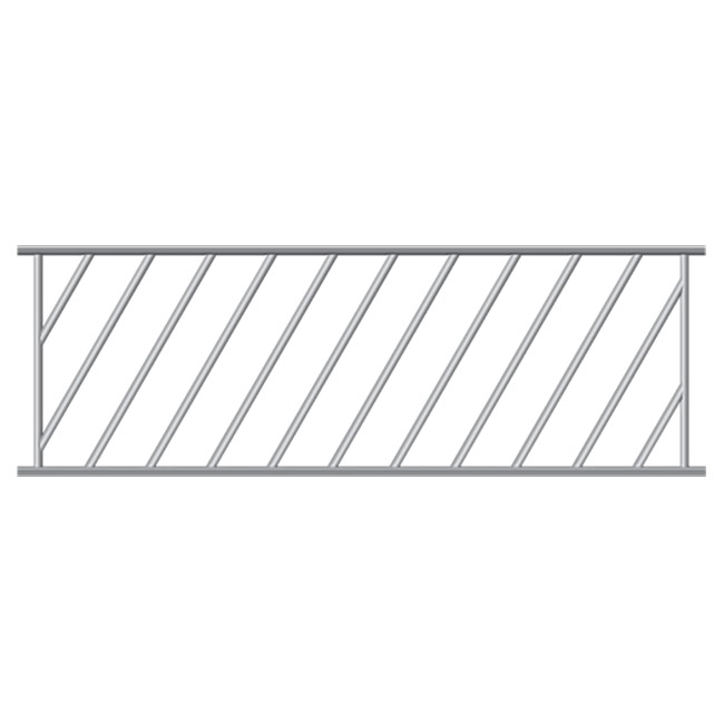 Picture of J&D Manufacturing TPS4014412 40 H x 144 L in. Slanted Feed Cow & Heifer Panel - 12 in. Opening