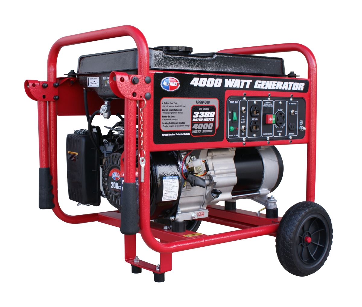 Picture of All-Power APGG4750GL 4 kVA 120V JD Engine 208cc Dual Fuel Gas Propane Generator