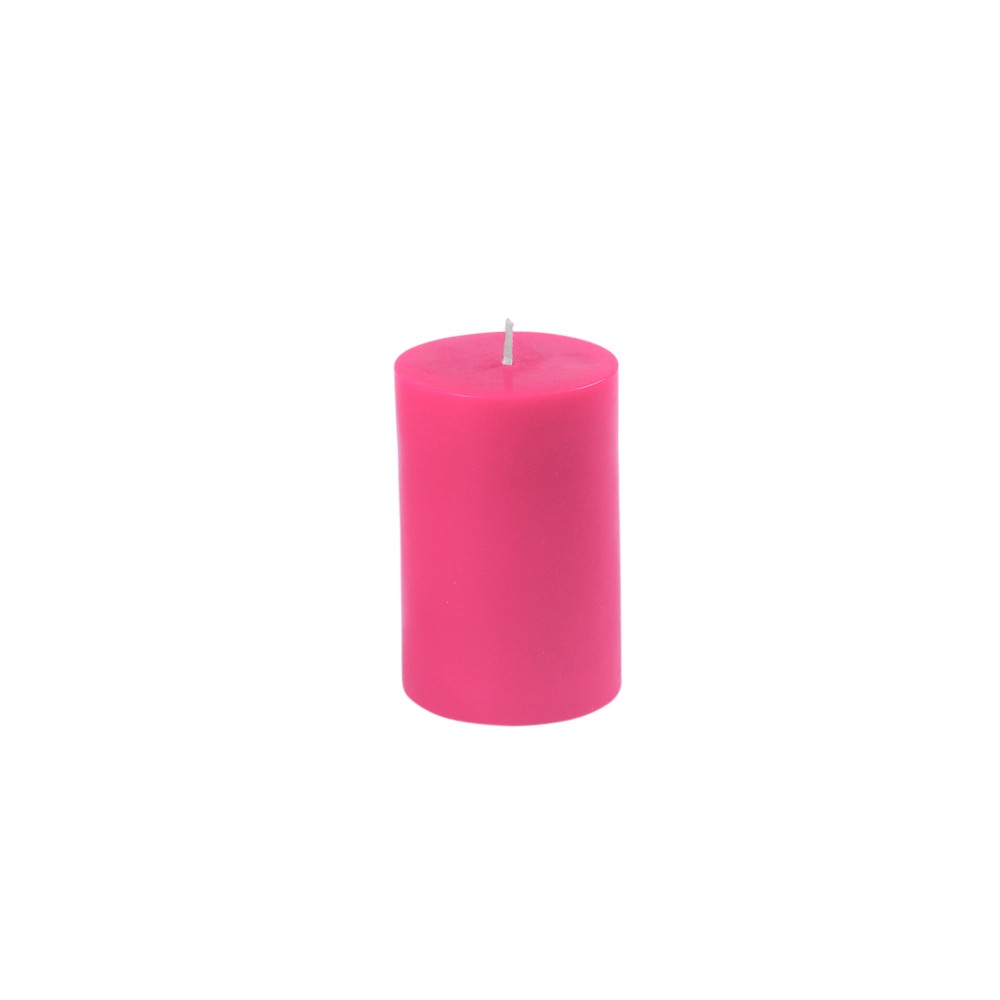 2 x 3 in. Hot Pink Pillar Candle,