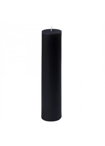 2 x 9 in. Black Pillar Candle