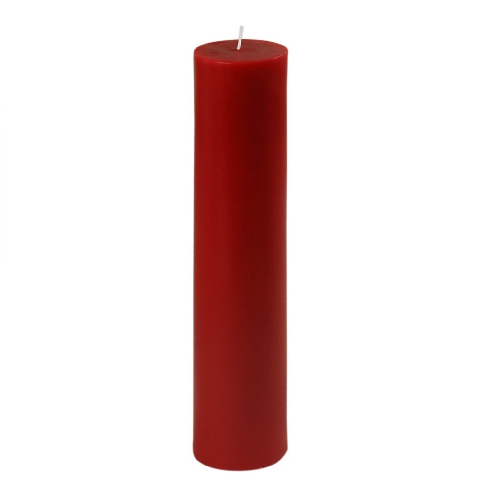 CPZ-2904 2 x 9 in. Red Pillar Candle