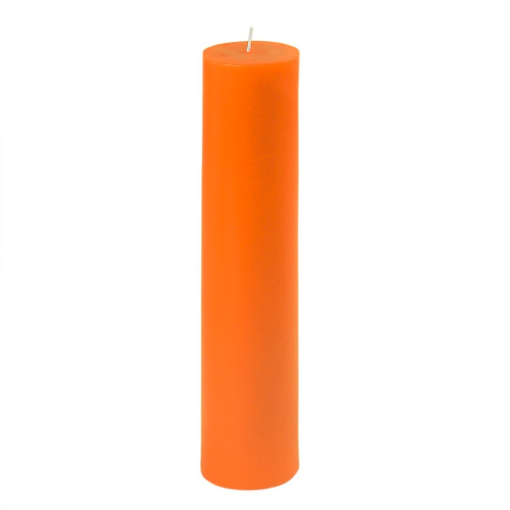 CPZ-2909 2 x 9 in. Orange Pillar Candle