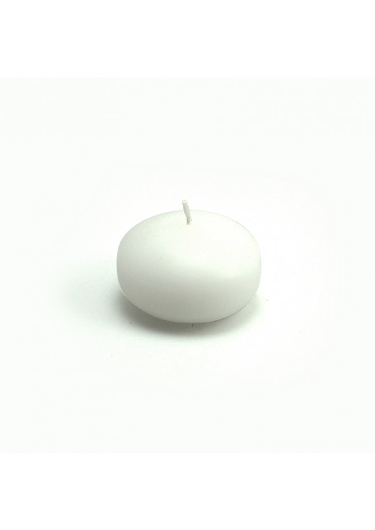 1.75 in. 24 Piece White Floating Candles
