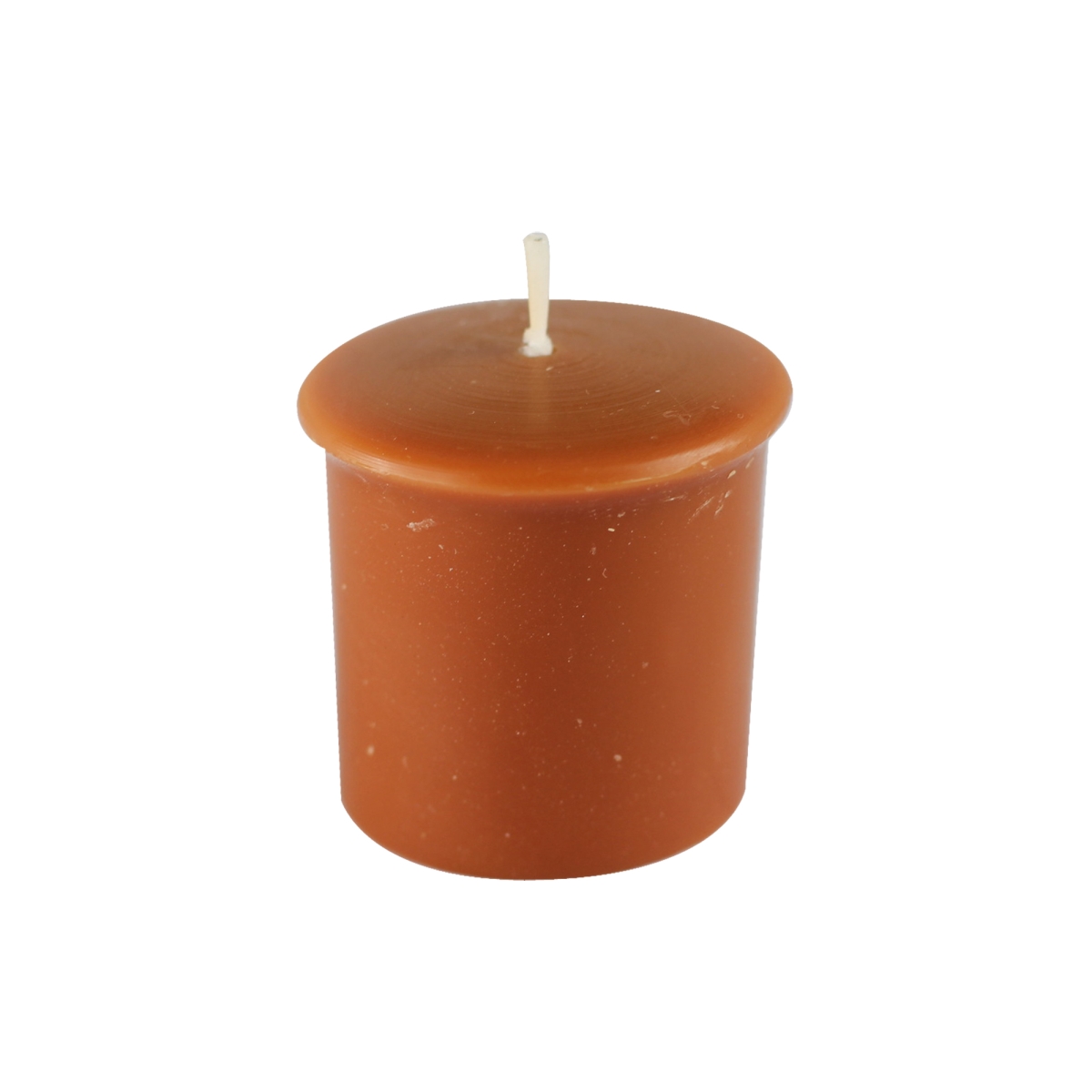 Rain Lissed Oak Leaf Brown Votive Candles - 8 Piece per Box