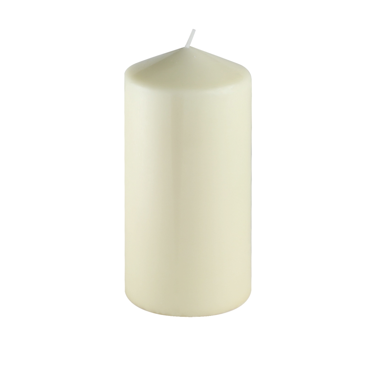 3 x 6 in. Pressed & Over-Dipped Pillar Candles, Ivory - Pack of 3