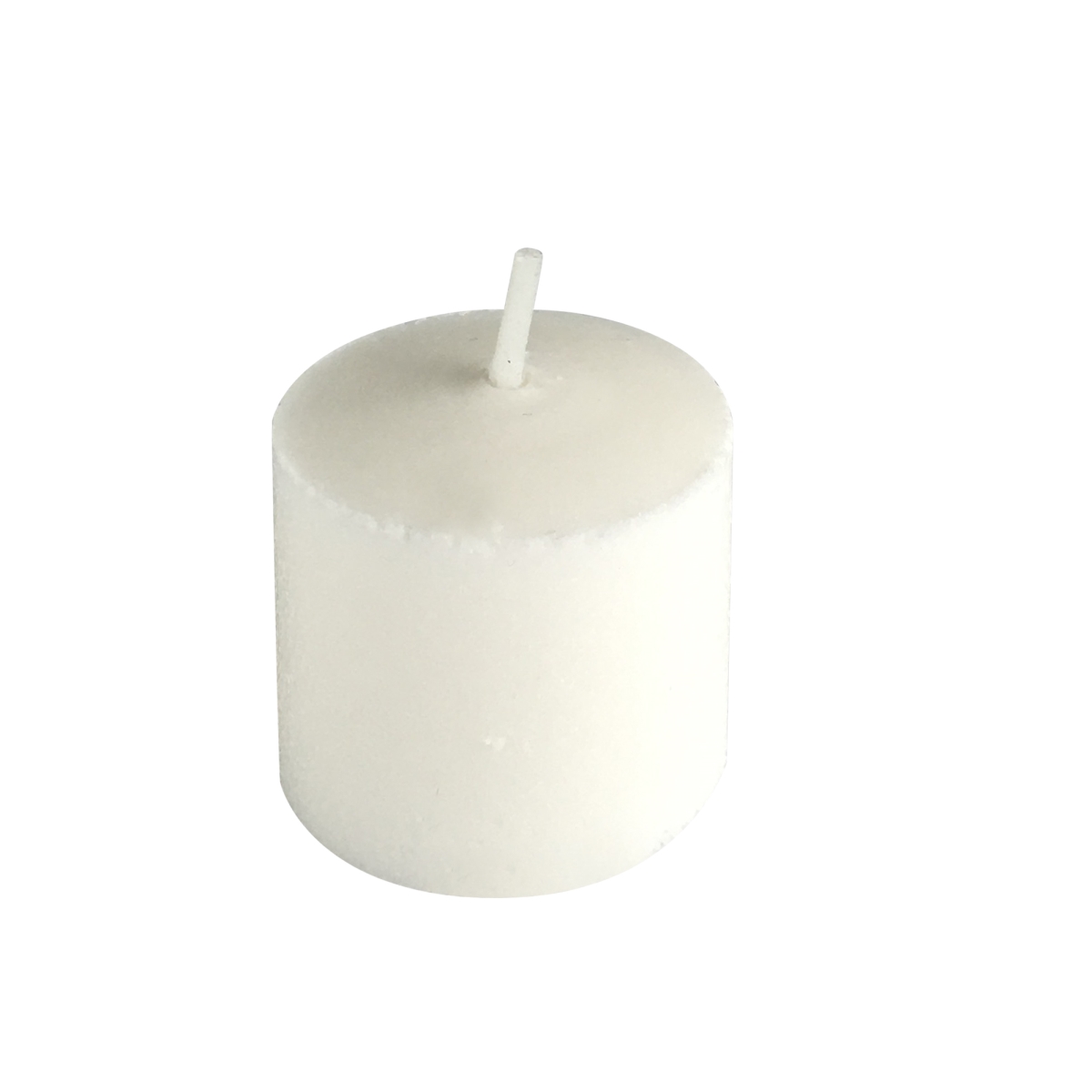 Mini Pressed Votive Candles, White - Pack of 24