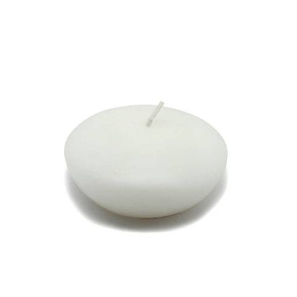 CFZ-045-12-0 3 in. Floating Candles, White - 144 Piece