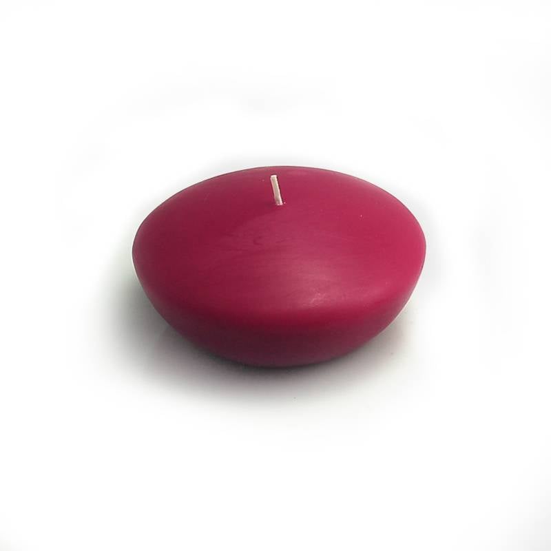 CFZ-052-0 3 in. Floating Candles, Red - 12 Piece per Box