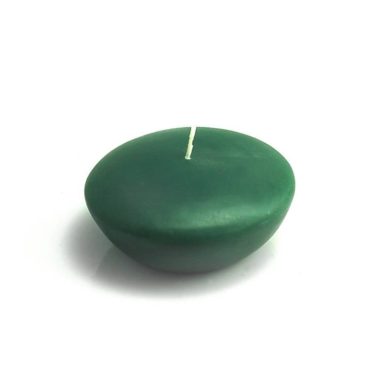 CFZ-060-12-0 3 in. Floating Candles, Hunter Green - 144 Piece