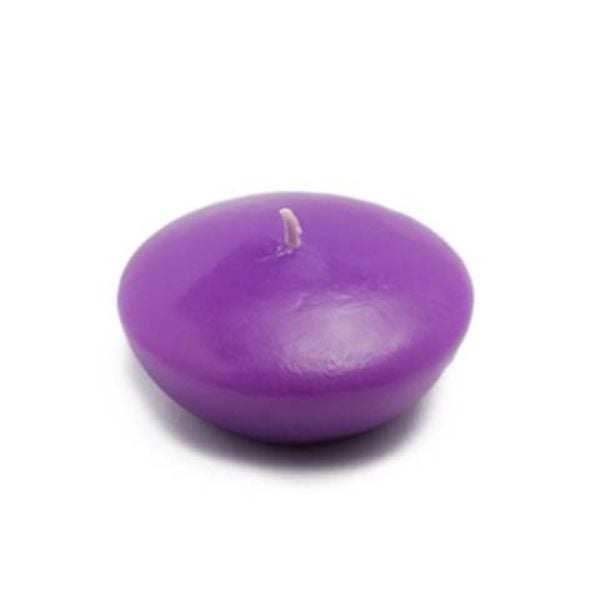 CFZ-062-6-0 3 in. Floating Candles, Purple - 72 Piece