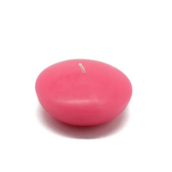 CFZ-070-12-0 3 in. Floating Candles, Hot Pink - 144 Piece