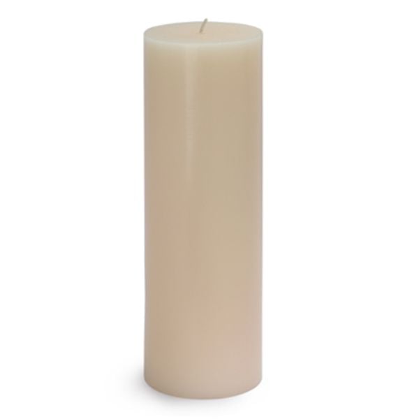 CPZ-094-0 3 x 9 in. Pale Pillar Candle, Ivory