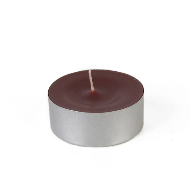 Mega Oversized Tealights, Brown - 12 Piece per Box