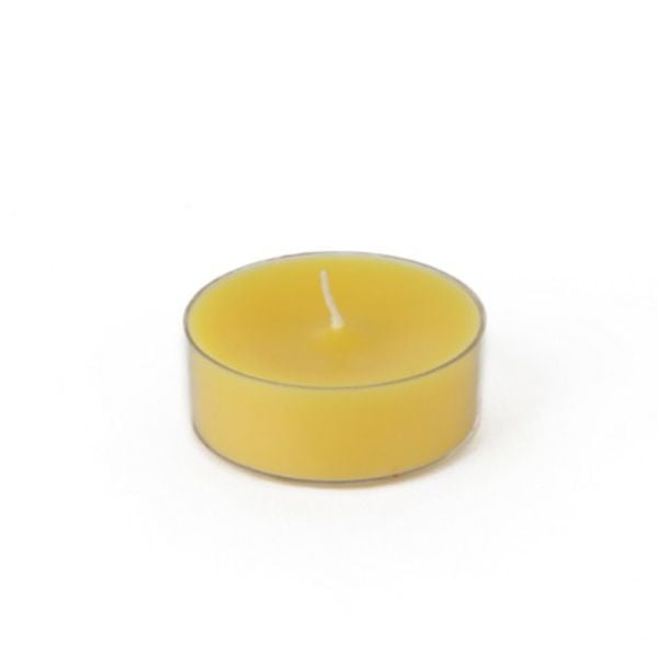 CTM-022 Mega Oversized Tealights, Yellow - 12 Piece per Box