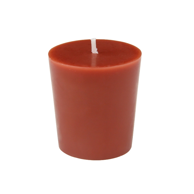 Votive Candles, Brown - 12 Piece per Box