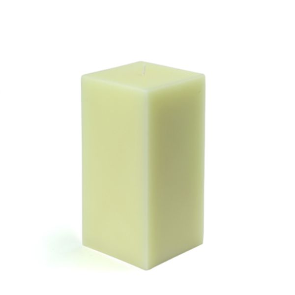 3 x 6 in. Square Pillar Candle, Ivory
