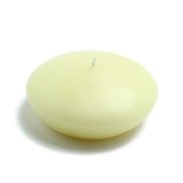 CFZ-080 4 in. Floating Candles, Ivory - 3 Piece per Box