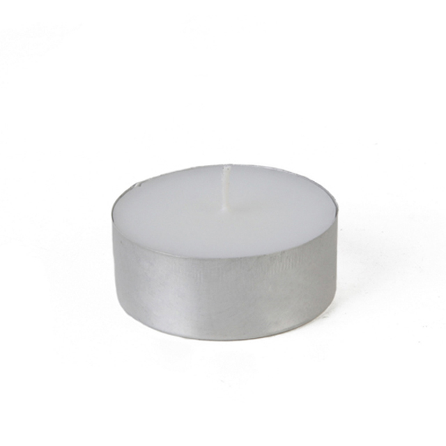 CTM-001 Mega Oversized Tealights, White - 12 Piece per Box
