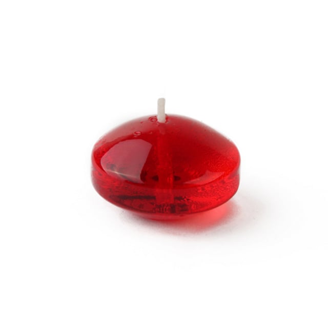 CFG-104-12 1.75 in. Clear Gel Floating Candles, Red - 144 Piece