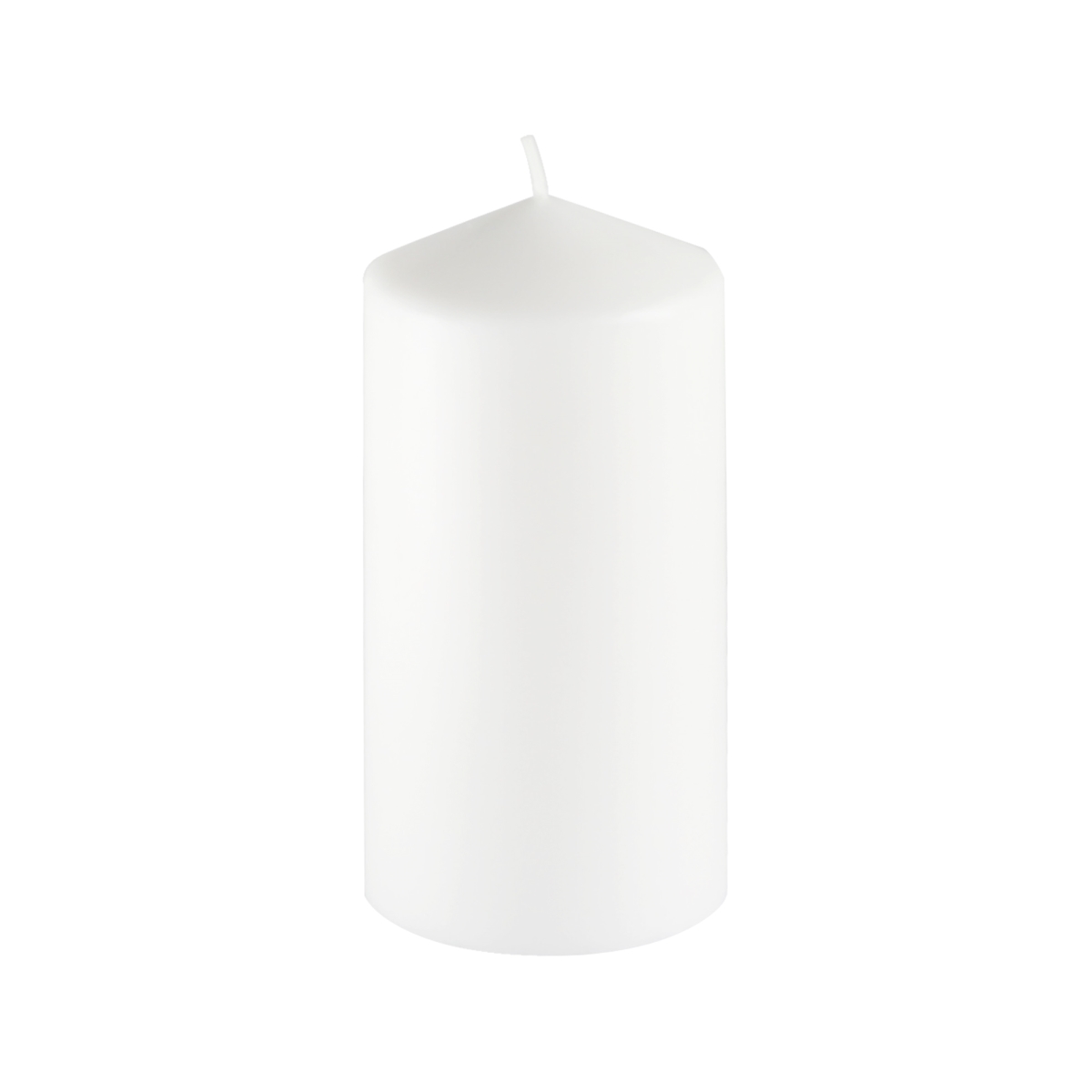 CPZ-3P36W-4 3 x 6 in. Pressed & Over-Dipped Pillar Candles, White - Pack of 3 - 12 Piece