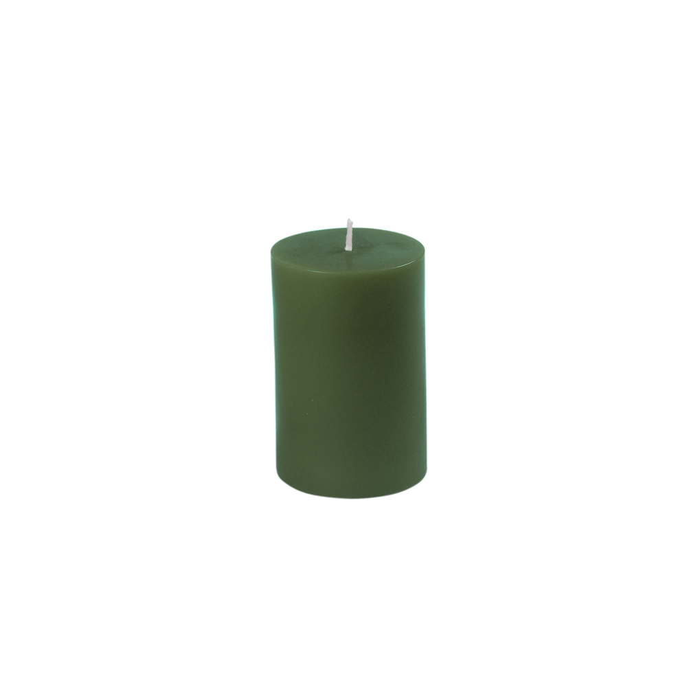 CPZ-2312-24 2 x 3 in.Pillar Candle, Hunter Green - 24 Piece