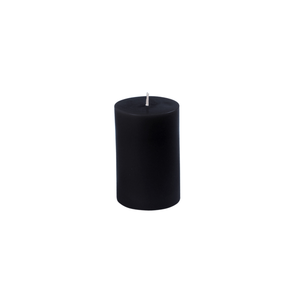 CPZ-2303-24 2 x 3 in. Pillar Candle, Black - 24 Piece