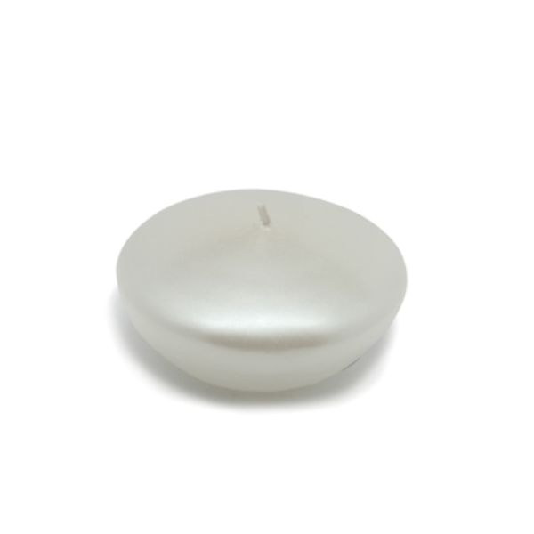 CFZ-076-12 3 in. Floating Candles, Pearl White - 144 Piece