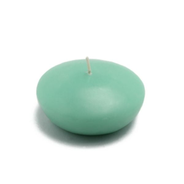 CFZ-054-6 3 in. Floating Candles, Aqua - 72 Piece