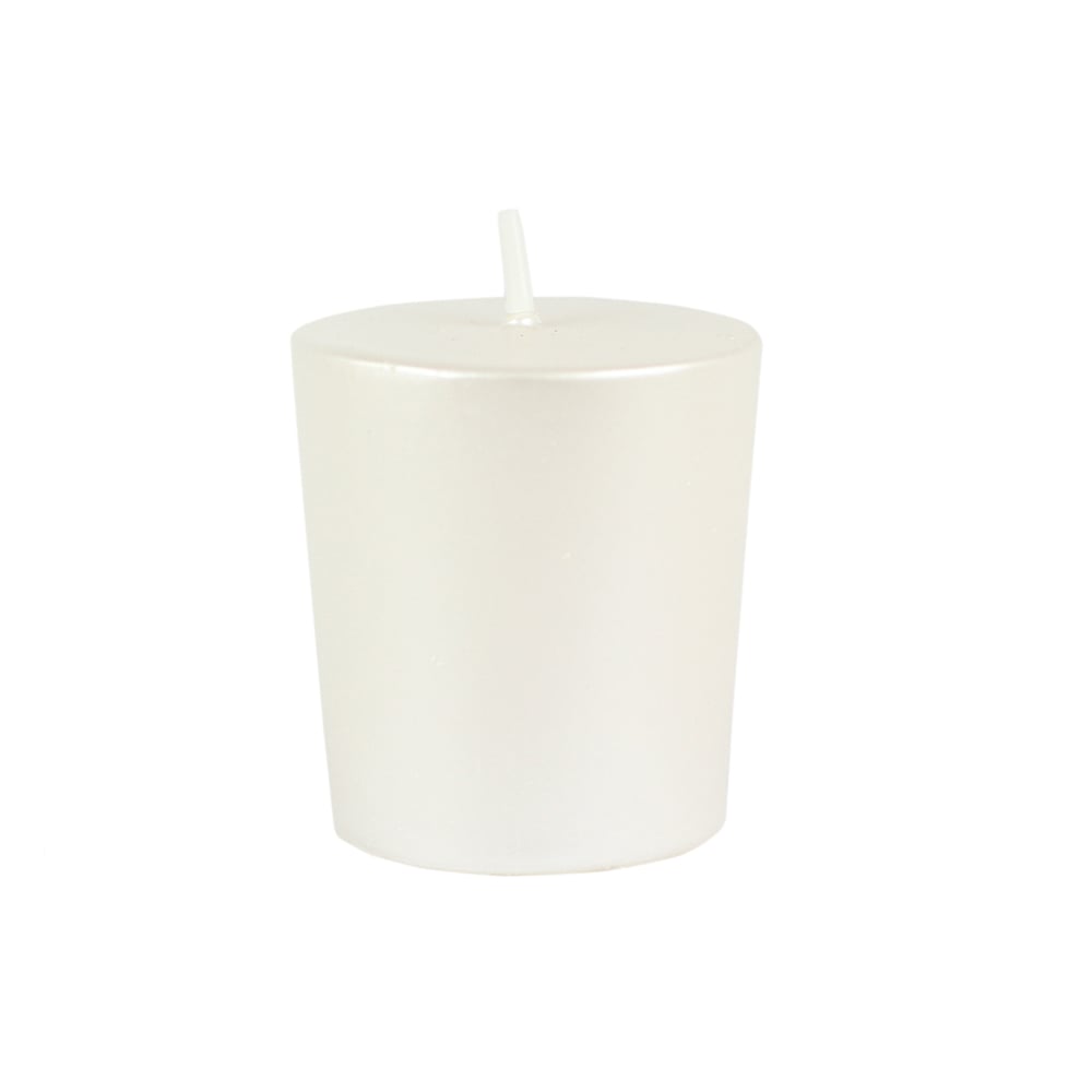 CVM-003-8 Votive Candles, Pearl White - 96 Piece