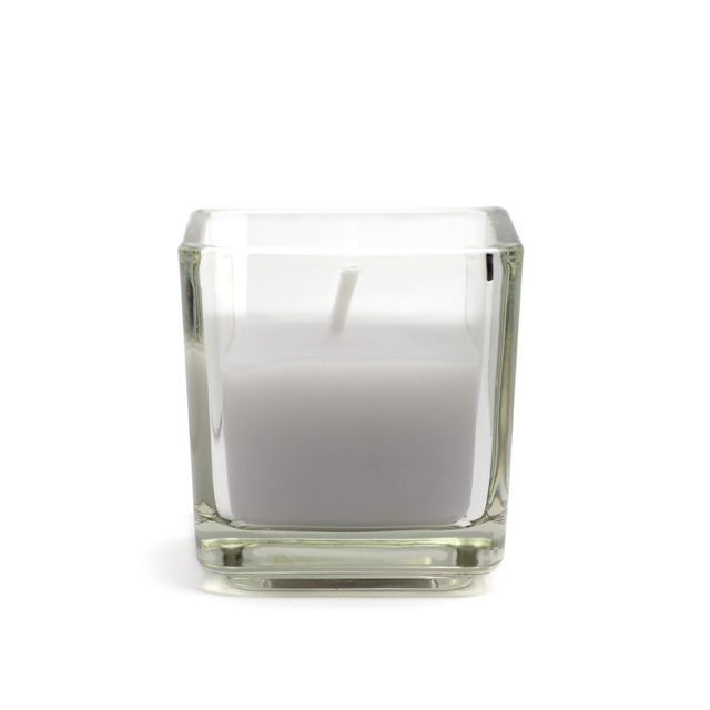 CVZ-046-8 Square Glass Votive Candles, Lavender - 96 Piece