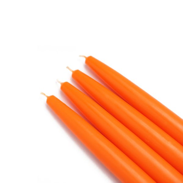 CEZ-006-12 6 in. Taper Candles, Orange - 144 Piece