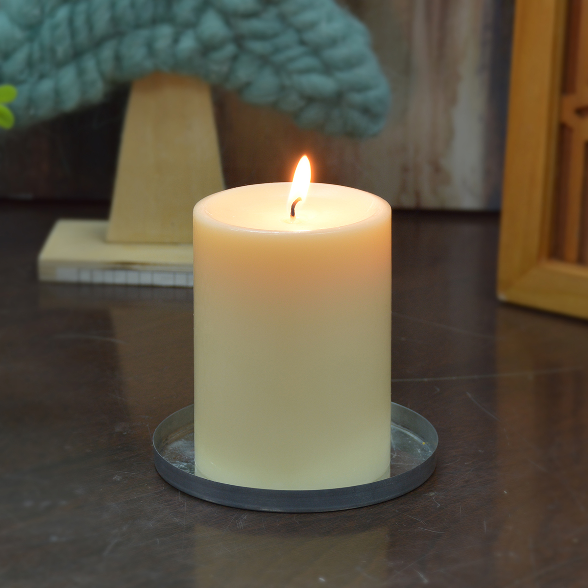 3 x 4 in. Pillar Candle, Ivory