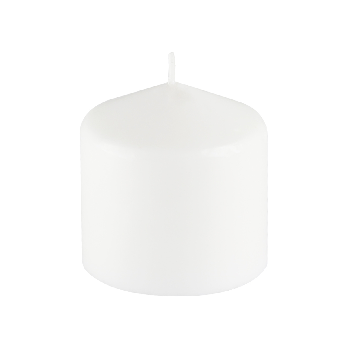 3 x 3 in. Pressed & Over-Dipped Pillar Candles, White - Pack of 3