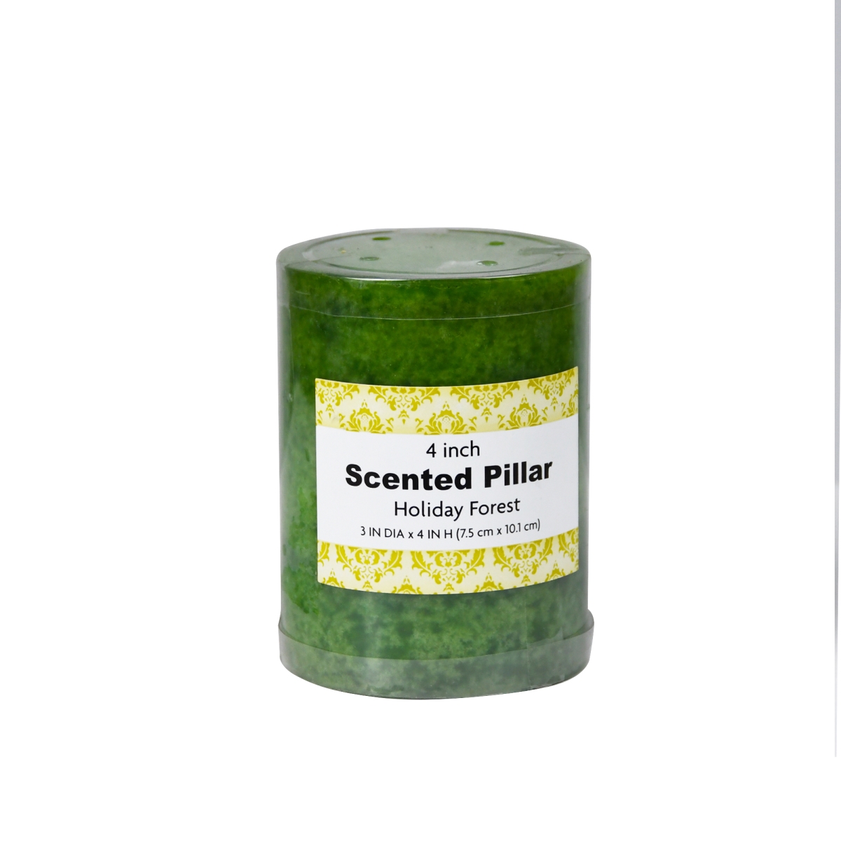 CPC-3401-24 3 x 4 in. Sld Holiday Fores Scented Pillar Candle - 24 Piece