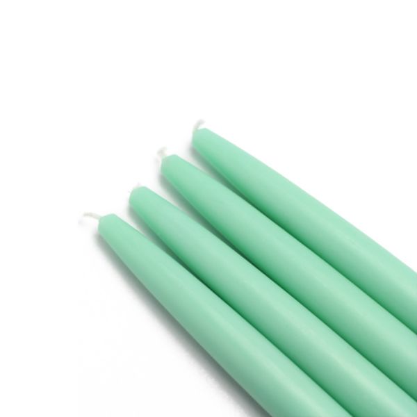 CEZ-010-12 6 in. Taper Candles, Aqua - 144 Piece