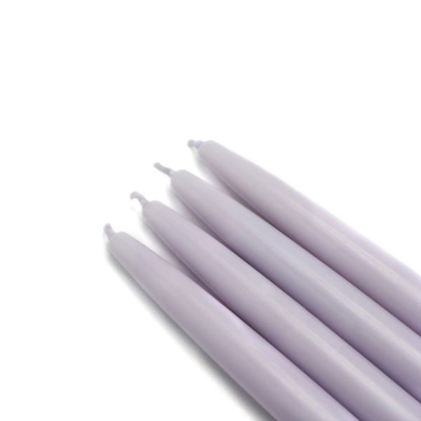 CEZ-017-12 6 in. Taper Candles, Lavender - 144 Piece