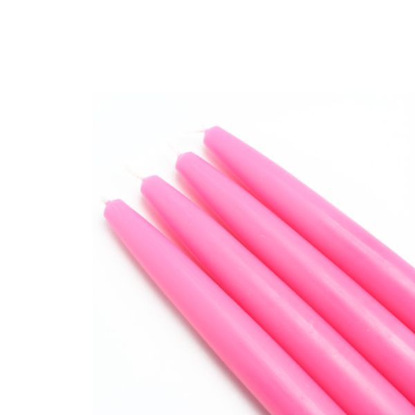 CEZ-087-12 6 in. Taper Candles, Hot Pink - 144 Piece