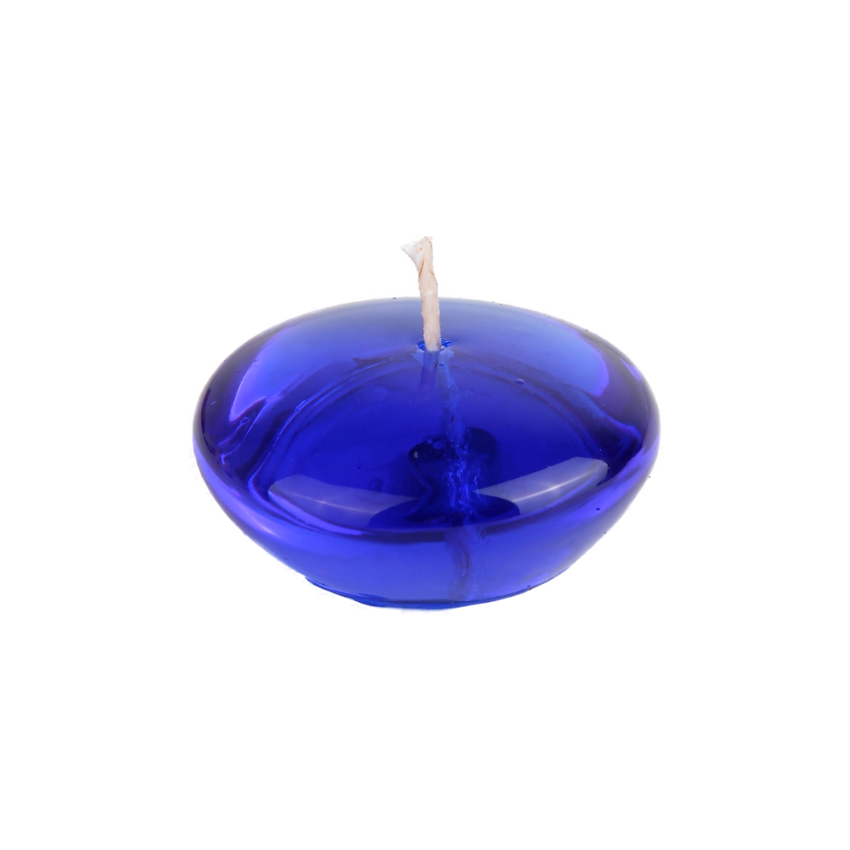 CFZ-111-12 3 in. Clear Gel Floating Candles, Blue - 72 Piece